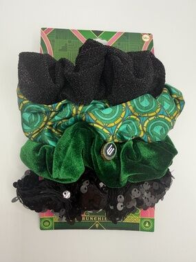 Wicked Set of Four Hair Scrunchies